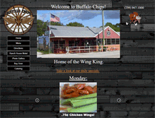 Tablet Screenshot of buffalochipsrestaurant.tv